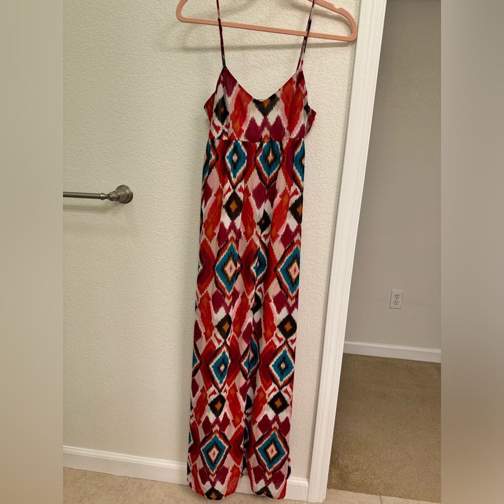 Forever 21 Colorful Geometric Maxi Dress